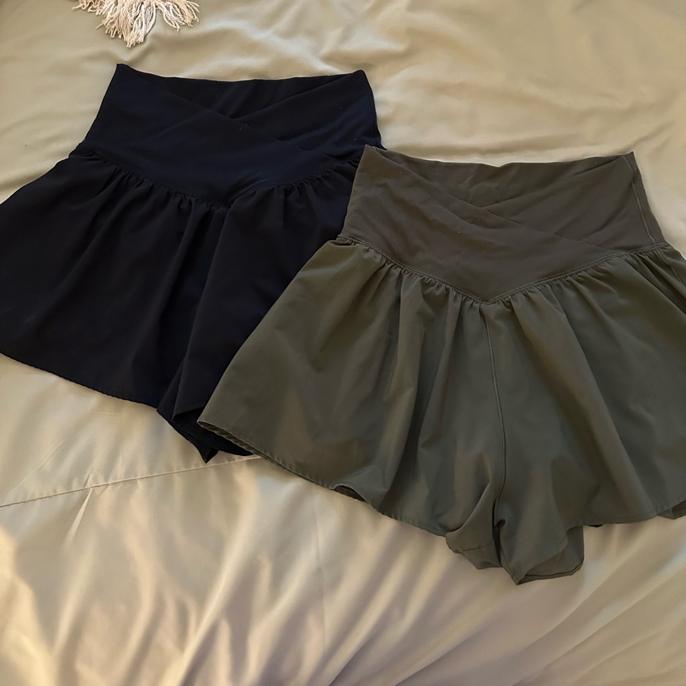 Aerie Offline Real Me Crossover Flowy Shorts Bundle